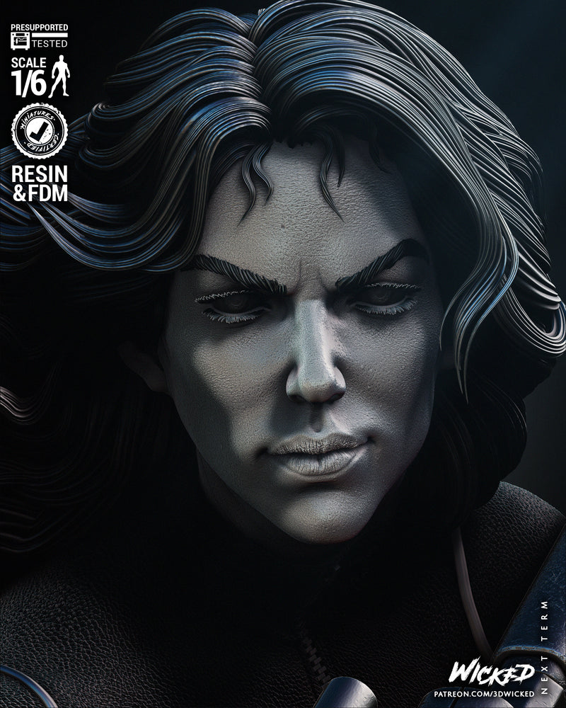 Black Widow 2024 Sculpture resin statue kit view 8