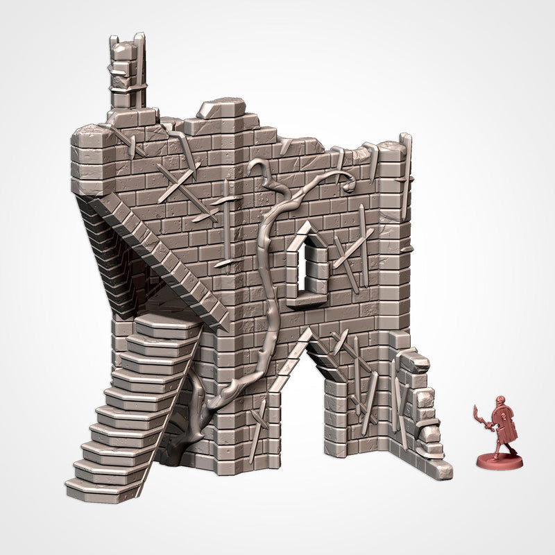 Cursed Fortress 3D printed terrain view 9