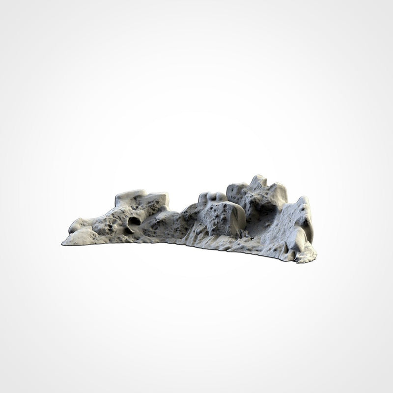 Alien Terrain 02 3D printed terrain view 9