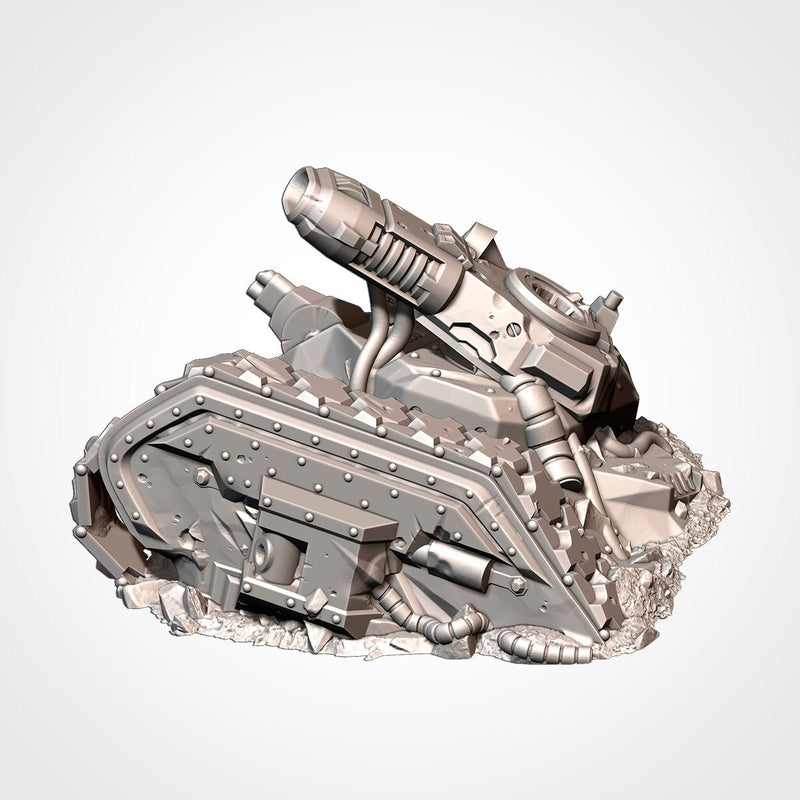Destroyed Tanks 3D printed terrain view 9