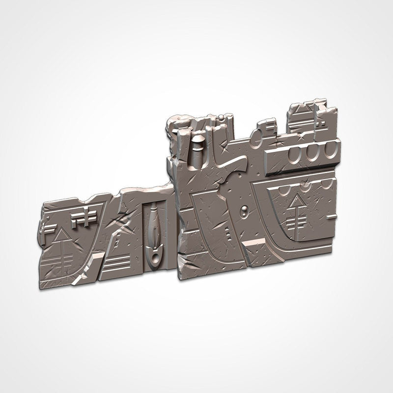 WTC Foldable Eldar Set 3D printed terrain view 9