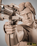 SW3D November 2025 Term Han Solo Stormtrooper Sculpture