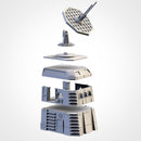 Modular Defense Turrets 3D printed terrain view 9