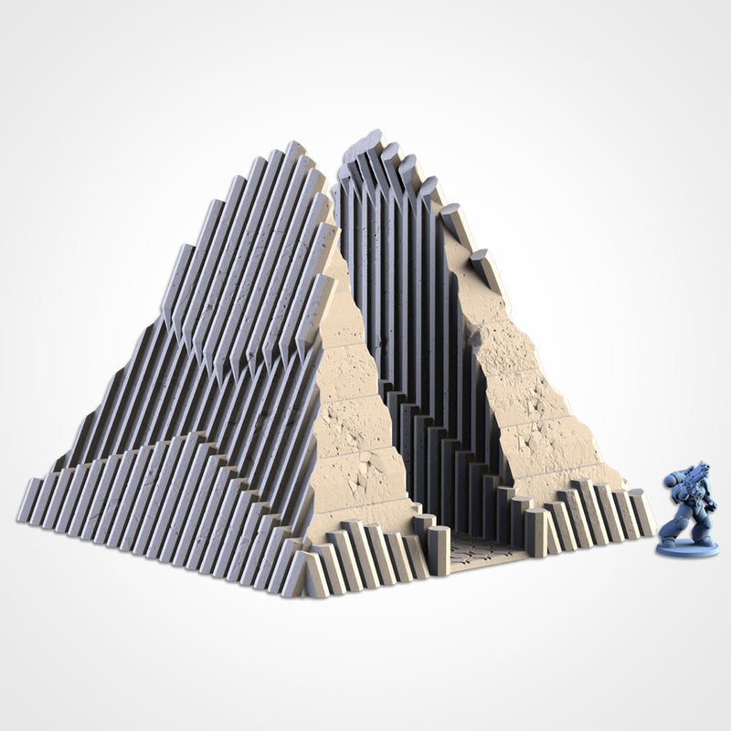 Cult Buildings 3D printed terrain view 9
