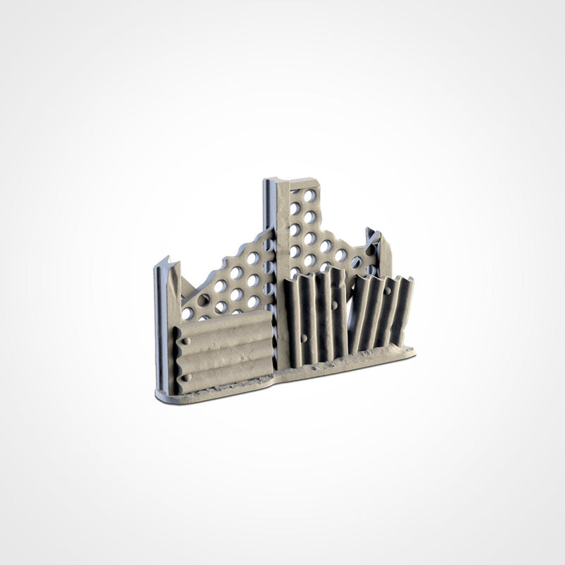 Post-Apocalyptic Barricades 3D printed terrain view 9