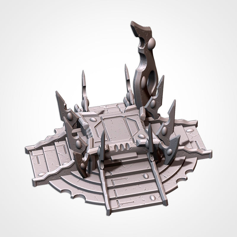 Village Of The Dark Elves 3D printed terrain view 9
