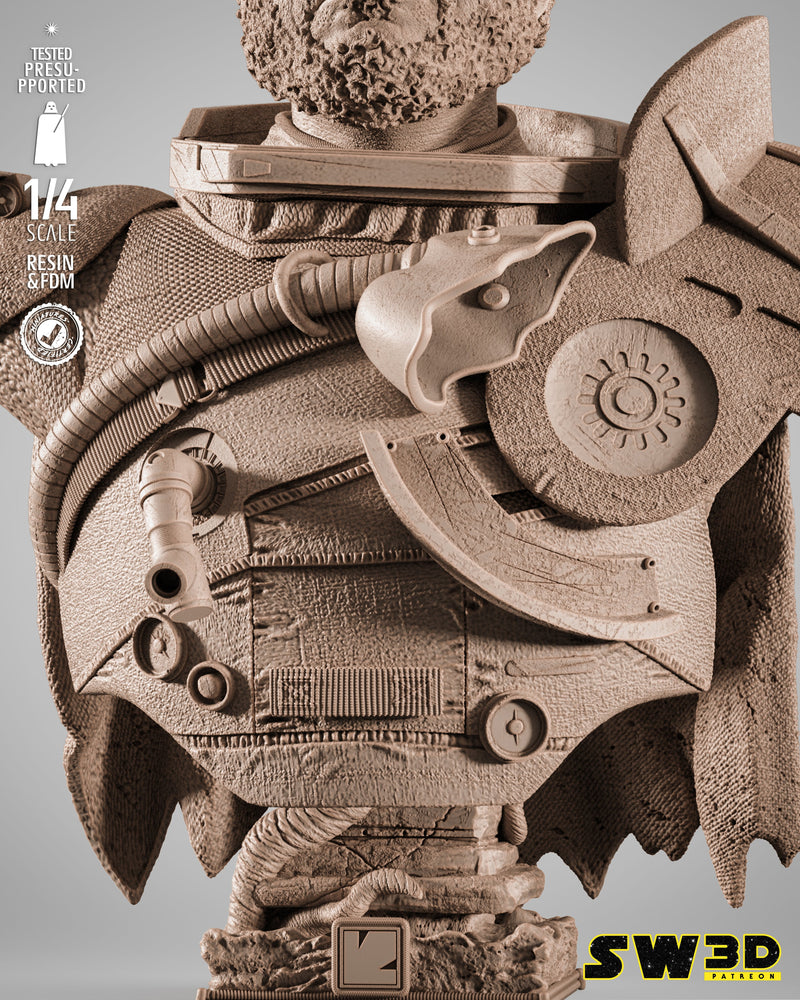 SW3D October 2025 Term Saw Gerrera Portrait Bust