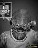 Ackbar Admiral Sculpture