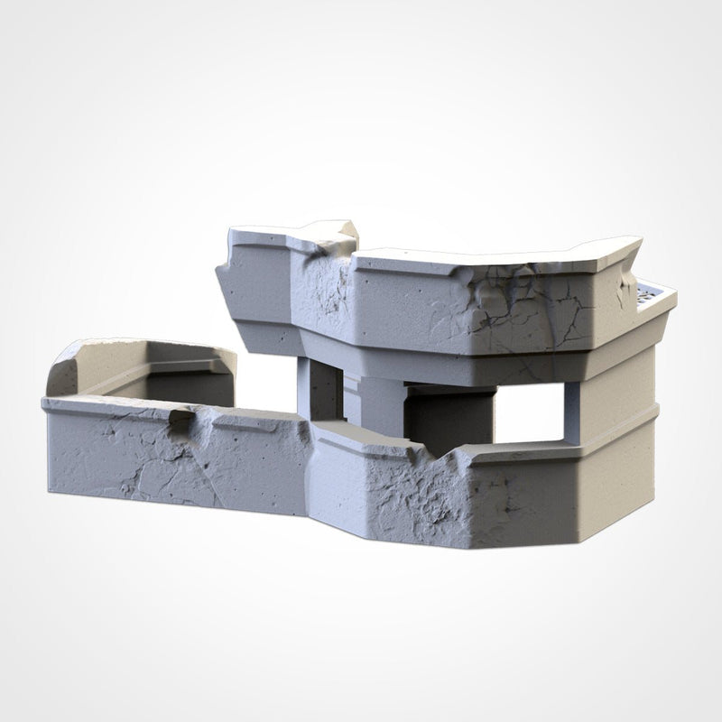 War Bunkers 3D printed terrain view 9
