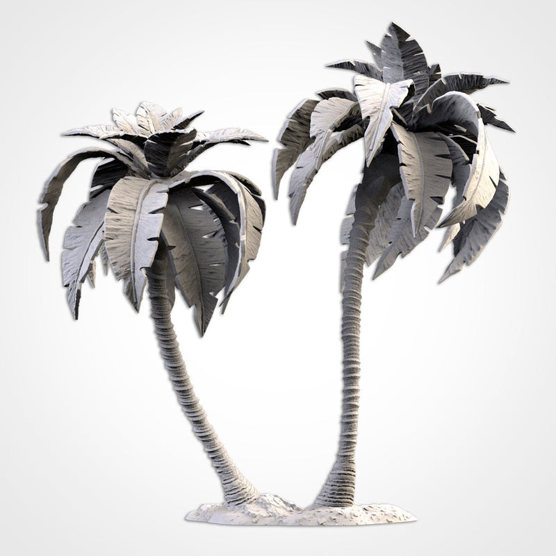 Palms 3D printed terrain view 9