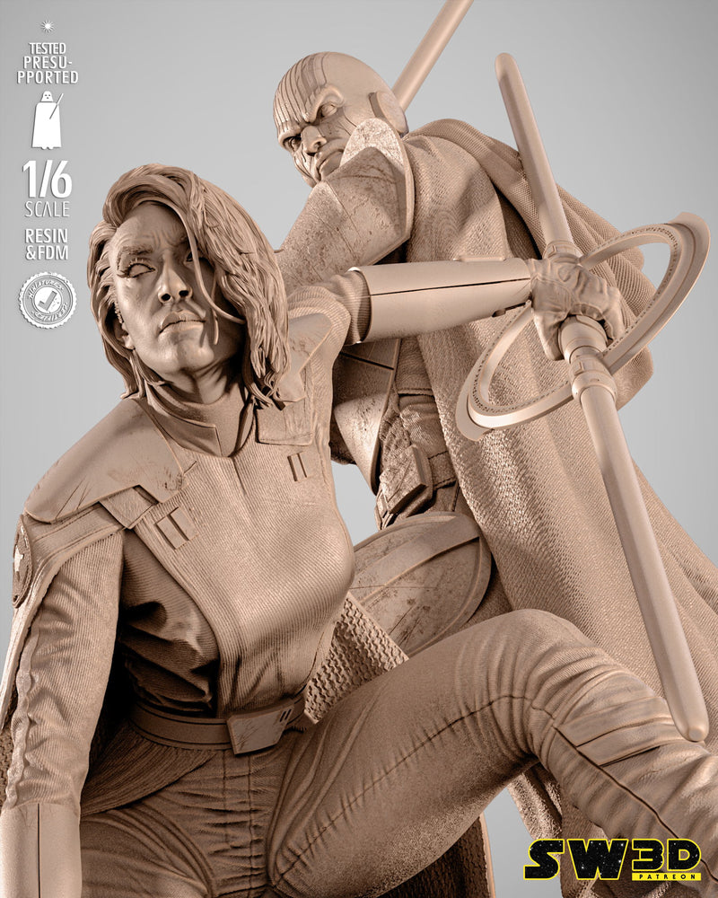 SW3D October 2025 Term Grand Inquisitor and Second Sister Diorama
