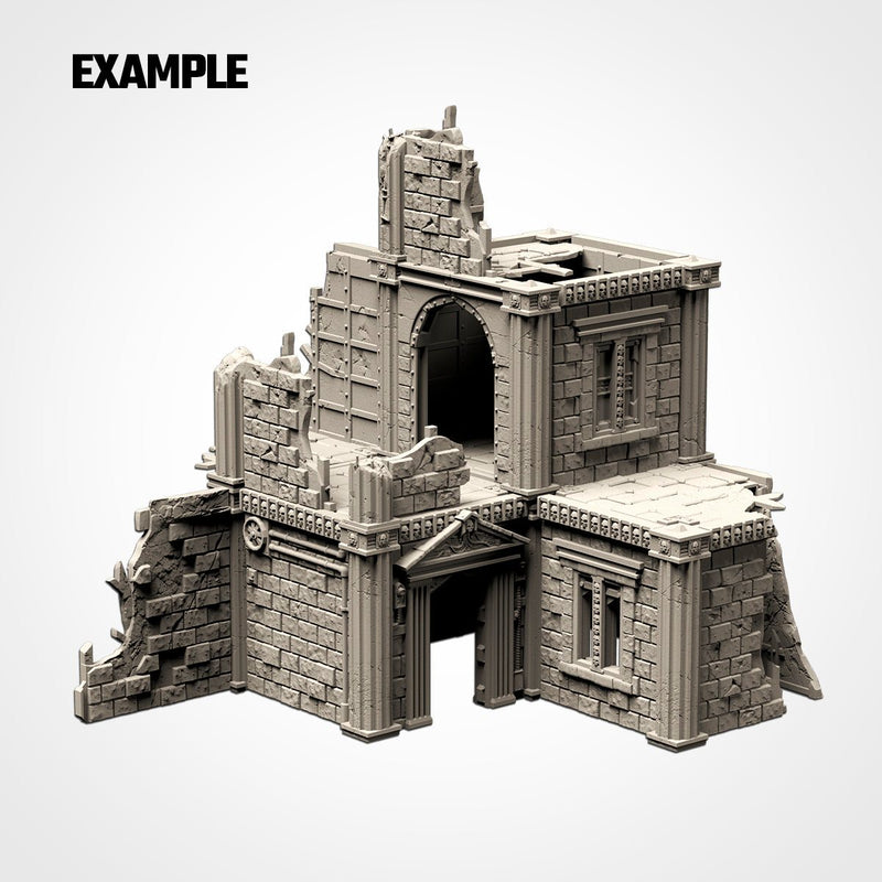 The Last Temples 3D printed terrain view 9