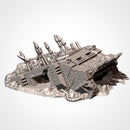 Infernal Tanks Destroyed 3D printed terrain view 9