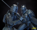 Bo Katan and Moff Gideon DIORAMA BASE