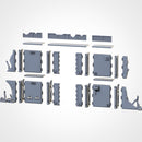 Modular Defenses 3D printed terrain view 9