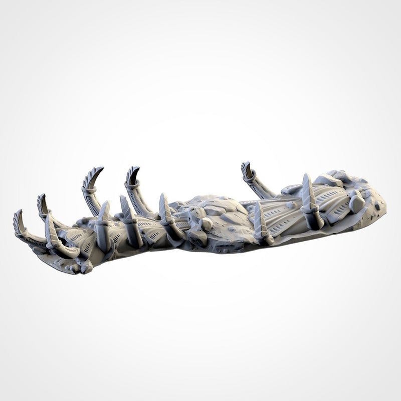 Alien Terrain 3D printed terrain view 9