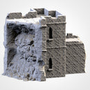 Ruined Castle 3D printed terrain view 9