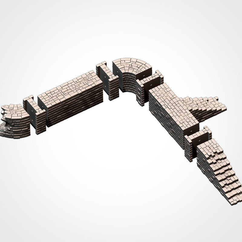 Modular Civilization 3D printed terrain view 9