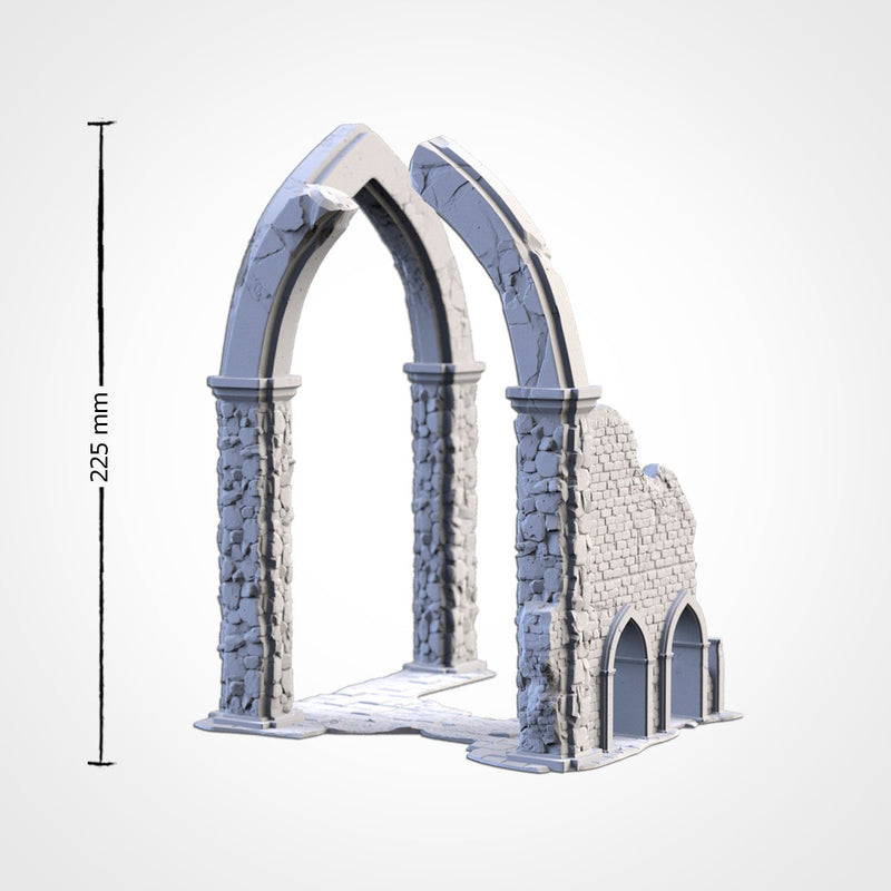 Majestic Ruins 3D printed terrain view 9