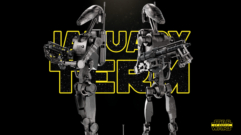 Combat Droid B1 Sculpture