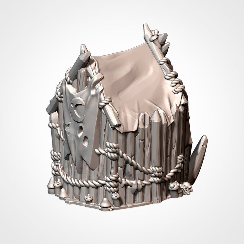 Goblin Camp 3D printed terrain view 9