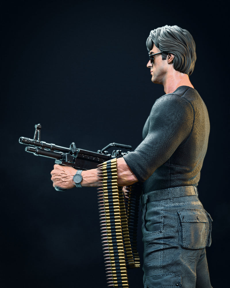 Rambo Statue - 1/9 Scale