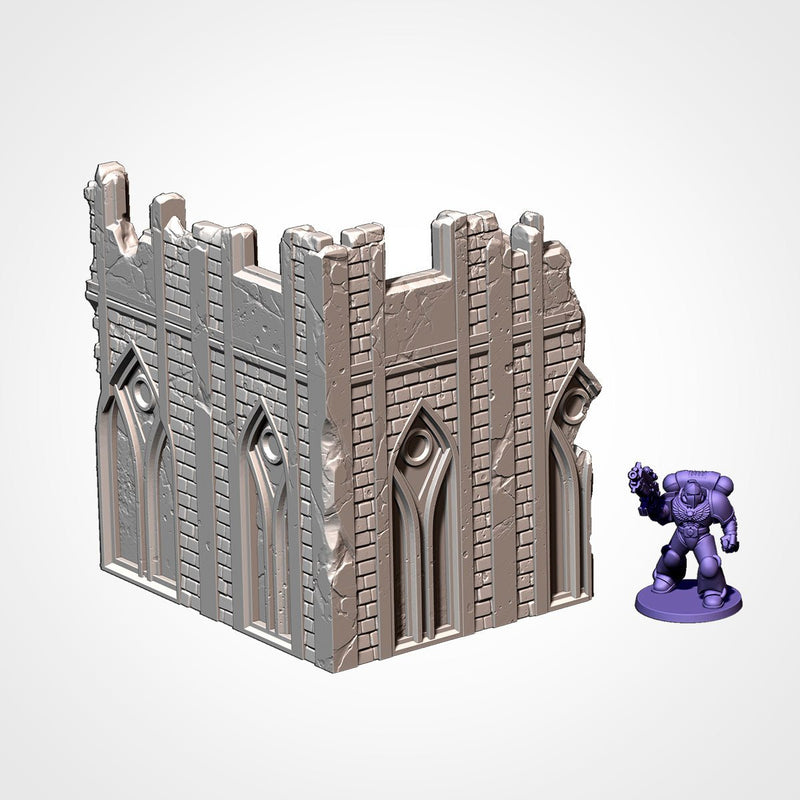 City Classic Ruins GW V11 3D printed terrain view 9