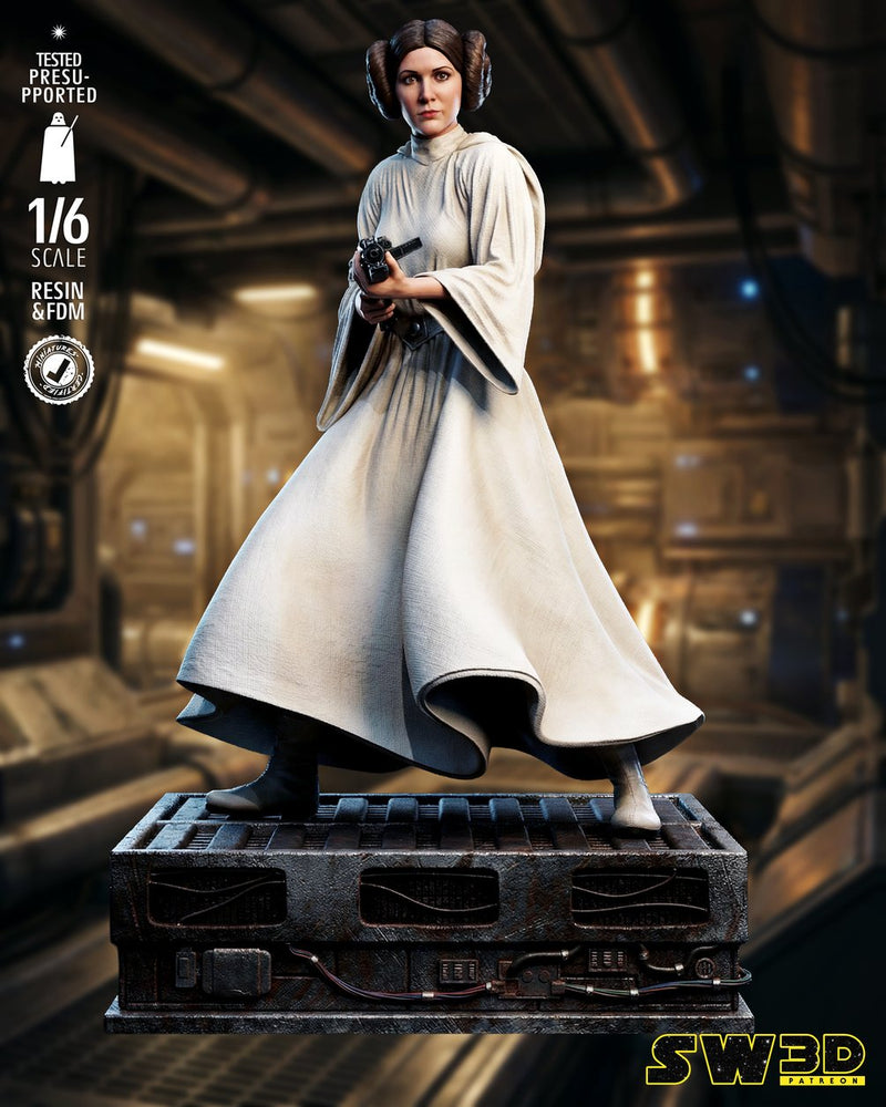 SW3D December 2025 Term Leia Organa Sculpture