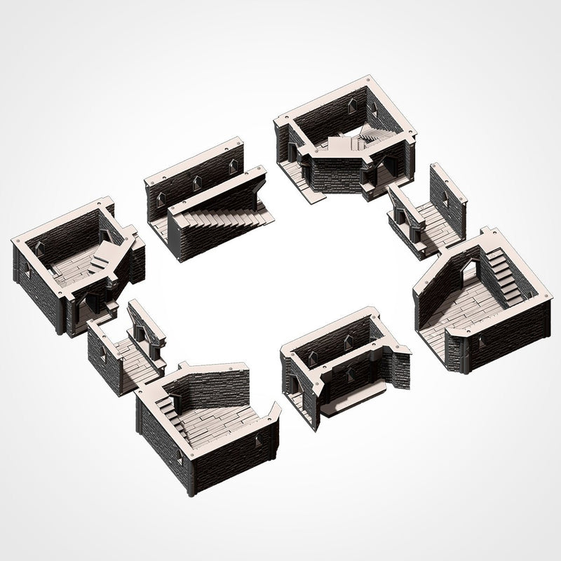 Castle / Stronghold 3D printed terrain view 9