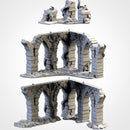 Abandoned City Ruins 3D printed terrain view 9