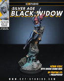 Black Widow (Silver Age) Marvel MCP-compatible resin miniature by C27 Studios - product image 9