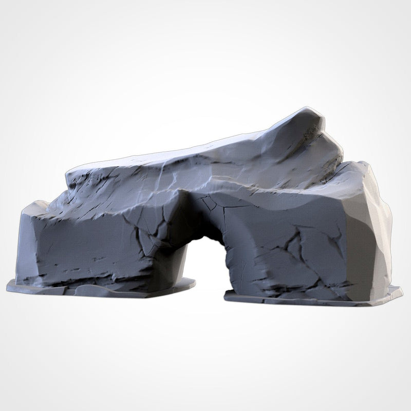 Icebergs 3D printed terrain view 9