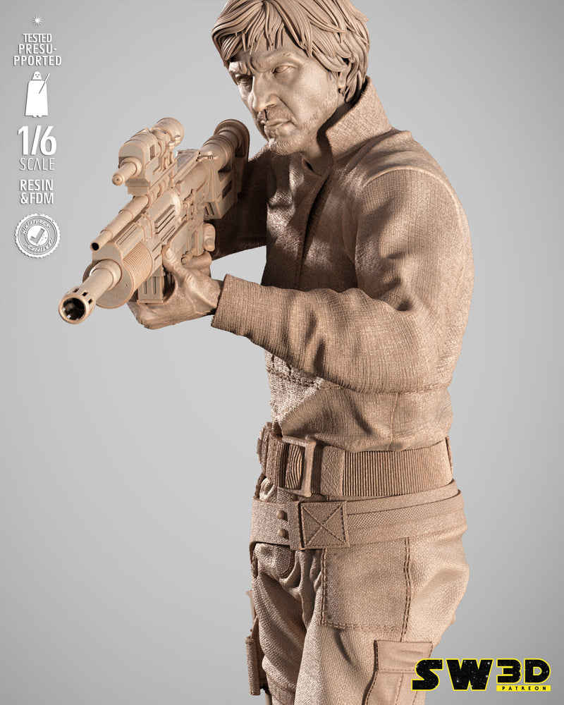 SW3D September 2025 Term Cassian Andor Sculpture