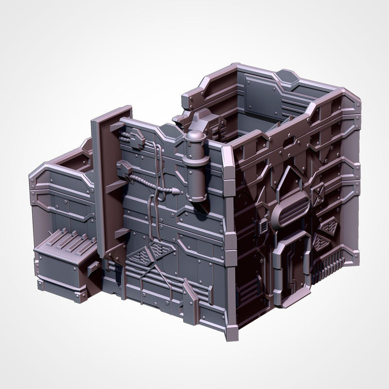 City Sci-Fi 3D printed terrain view 9