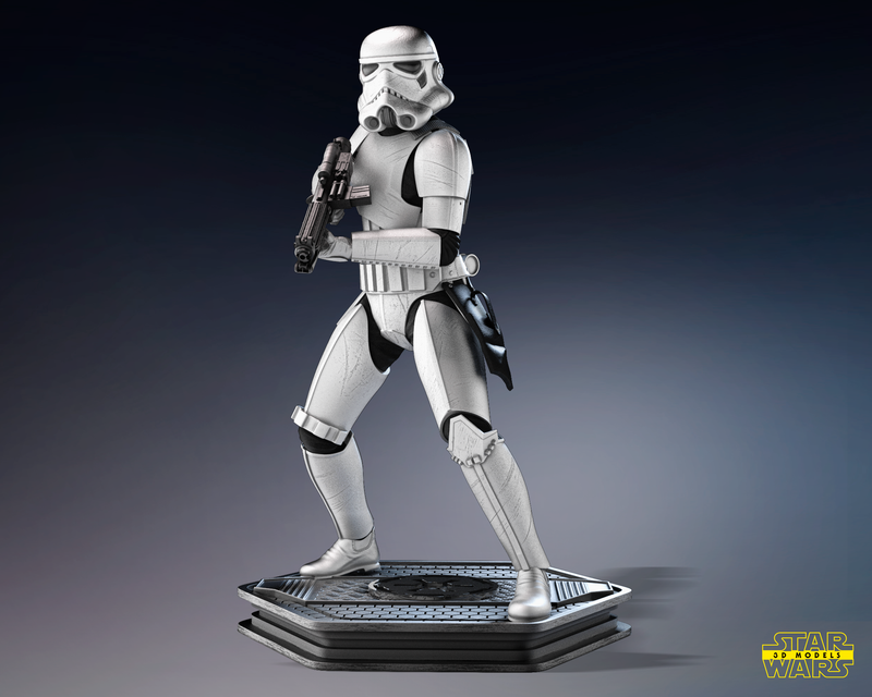 Stormtrooper Sculpture