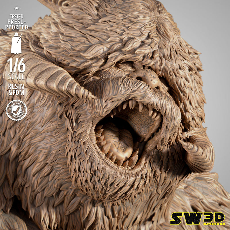 Wampa Sculpture