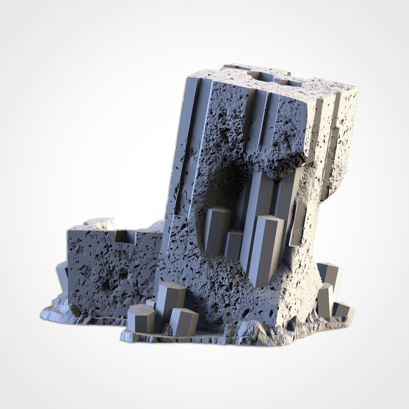 Basalt Crystals 3D printed terrain view 9
