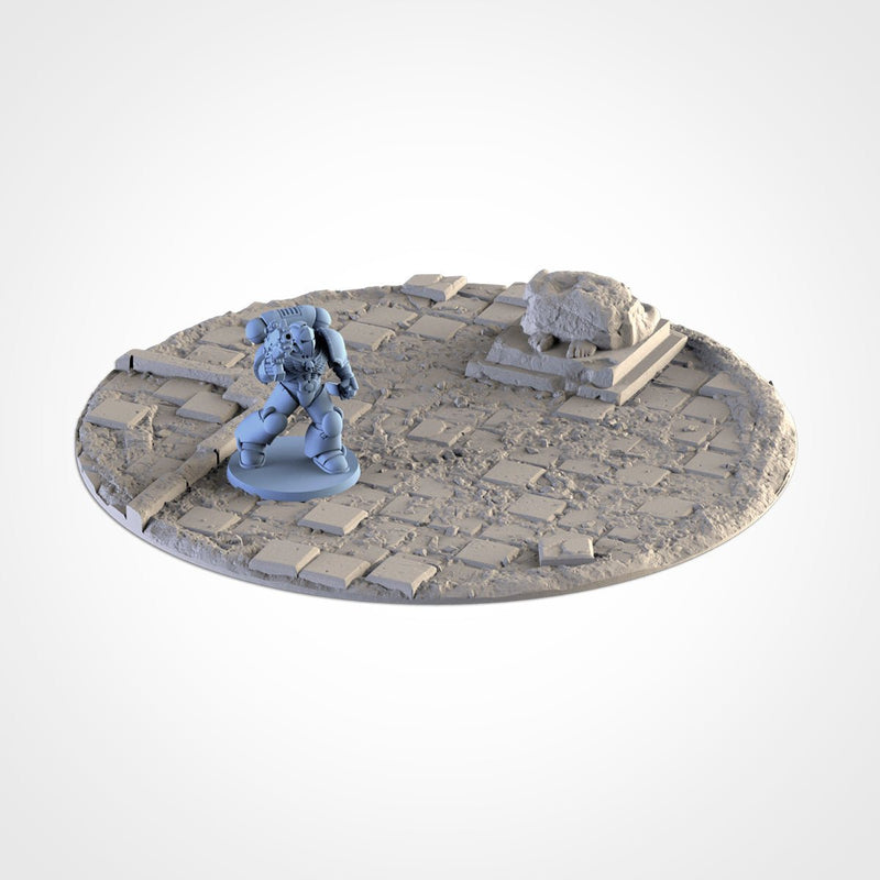 City Ruins WTC Set 02 3D printed terrain view 9