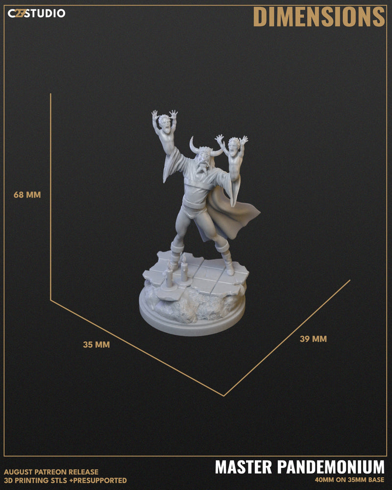 Master Pandemonium - Marvel MCP-Compatible Resin Miniature