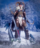 Warrior of the North Resin Statue - view 4