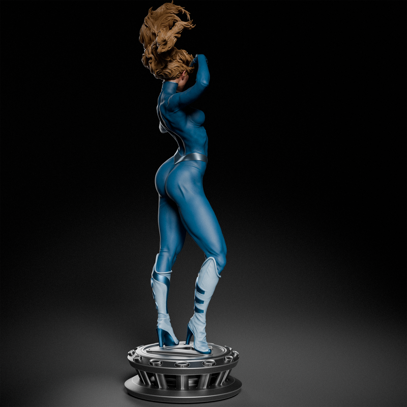 Invisible Woman Resin Statue - Design 2 - view 5