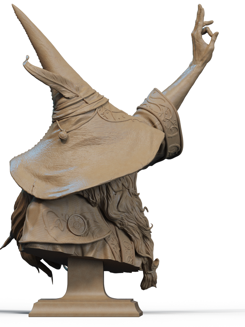 The Legendary Merlin Resin Bust - view 4