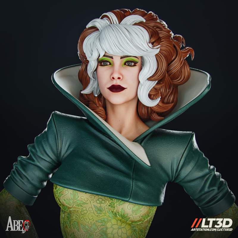 Rogue Hellfire Gala Resin Statue - view 2