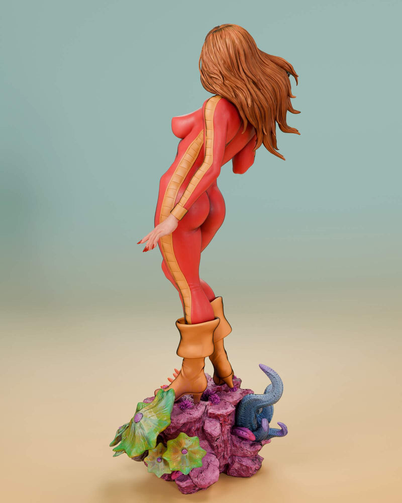 Barbarella Resin Statue - view 7