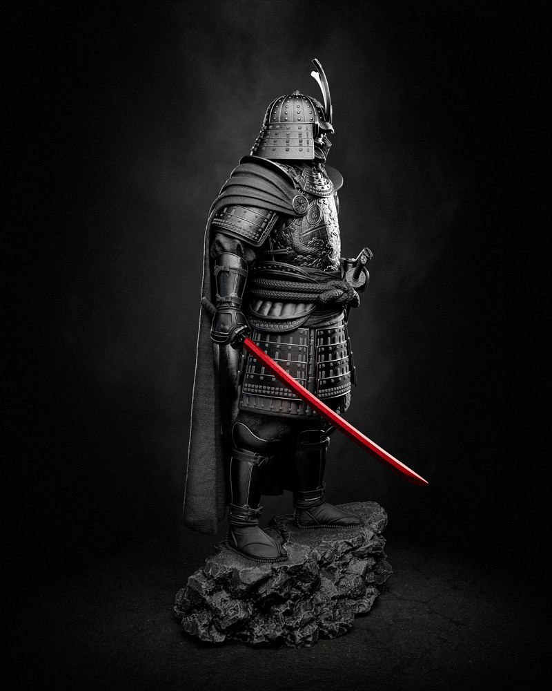 Darth Vader Samurai Resin Statue - view 6