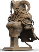 Warrior of the North Resin Bust - view 2