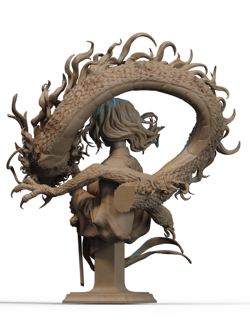 Mulan Resin Bust - view 3