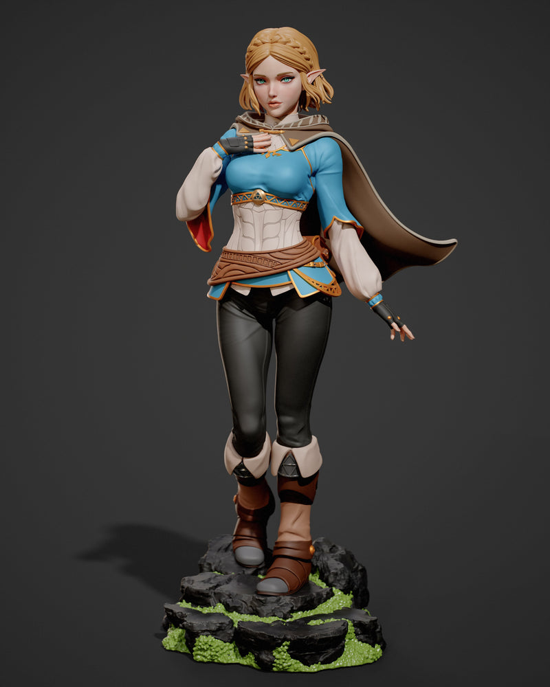 Princess Zelda Resin Statue - view 3