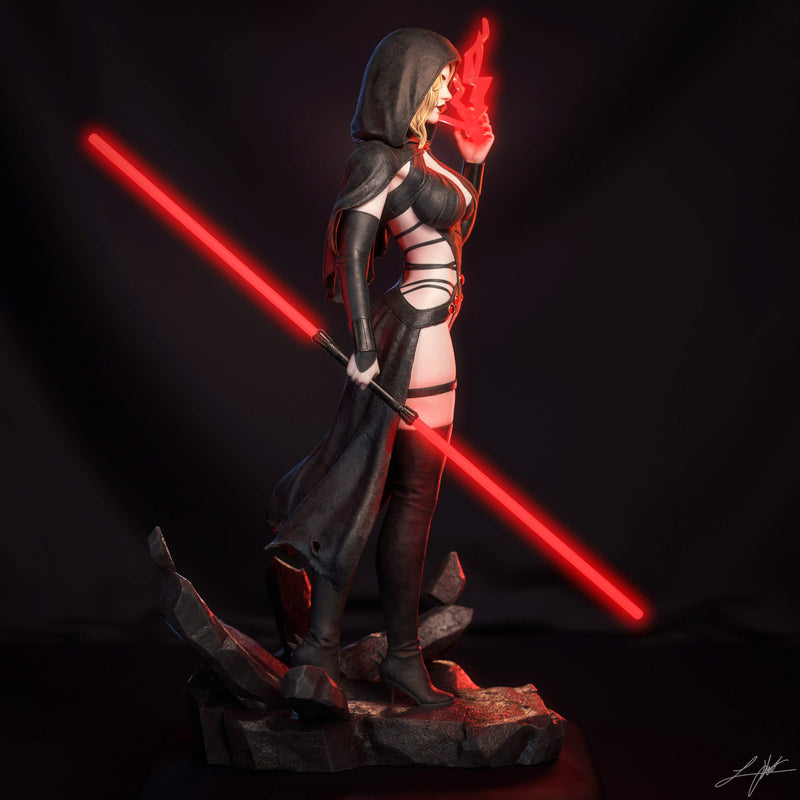 Darth Zannah Resin Statue - view 3