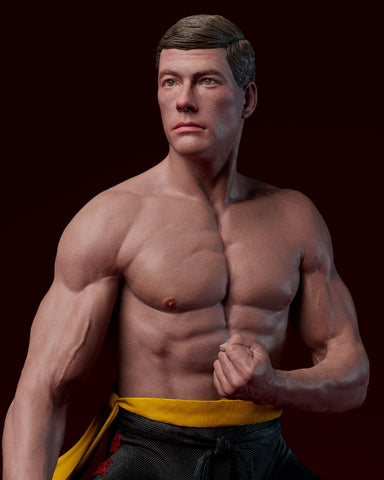 Frank Dux Resin Statue - view 1